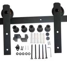 wall mounting top hanging sliding barn door kits with quiet operation